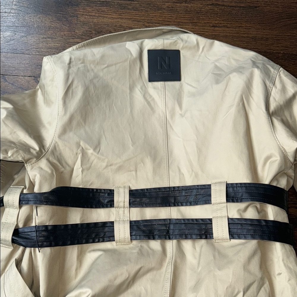 Nocturne double sided melted trench coat - Picture 15 of 16